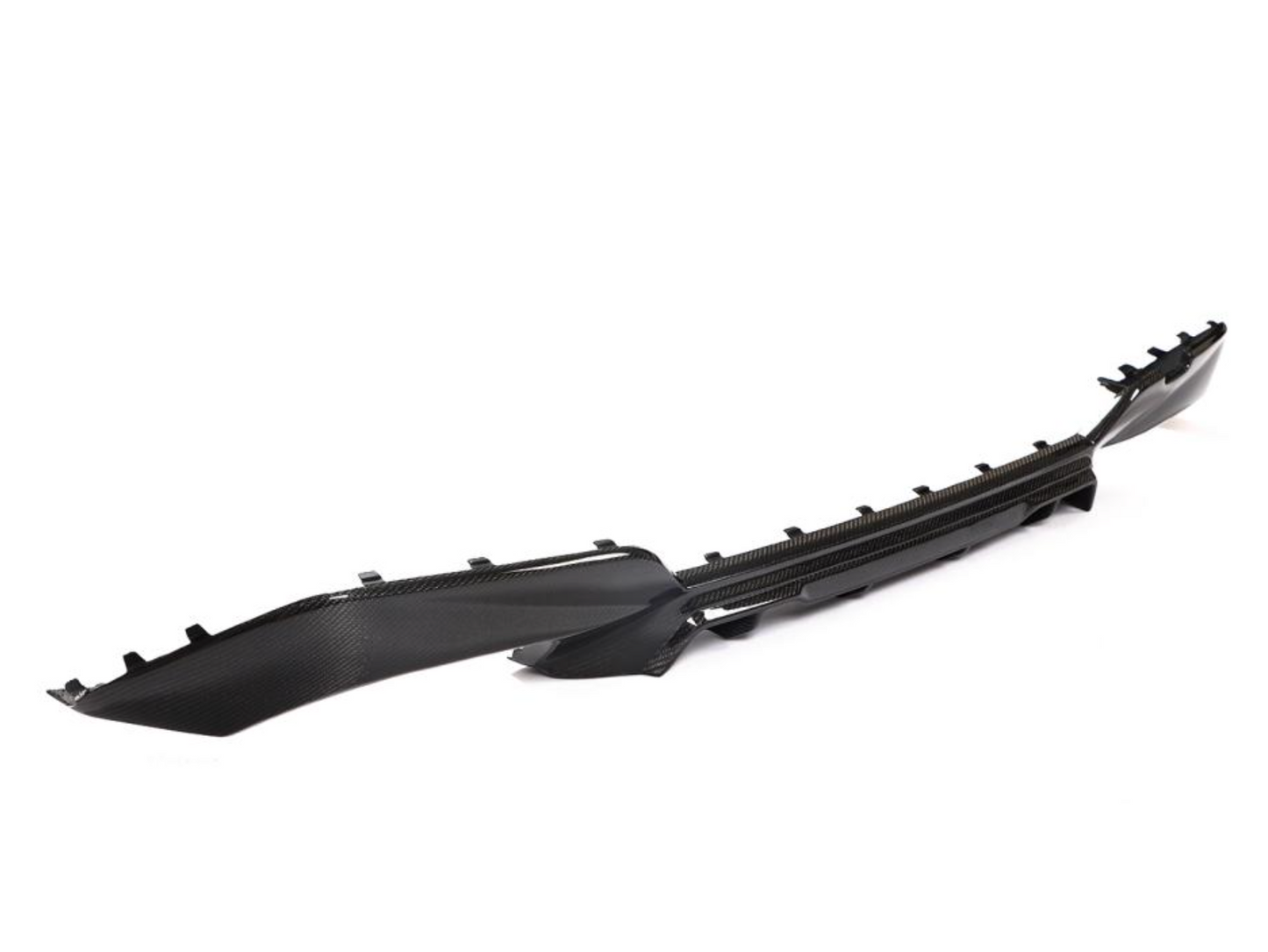 Another Side View of the M Performance Style Carbon Fiber Rear Diffuser for BMW G20