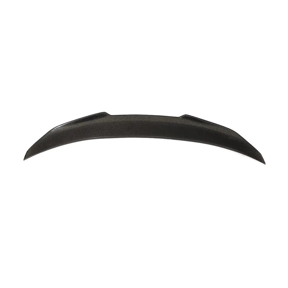 Front View of the PSM Style Carbon Fiber Trunk Spoiler for BMW G20 & G80