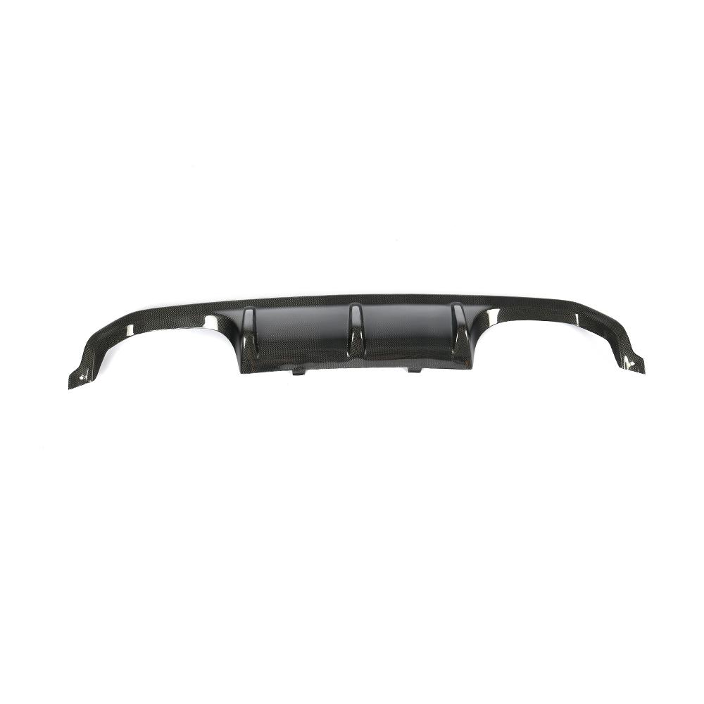 Top Angle of the Performance Style Carbon Fiber Rear Diffuser for BMW F80 & F82