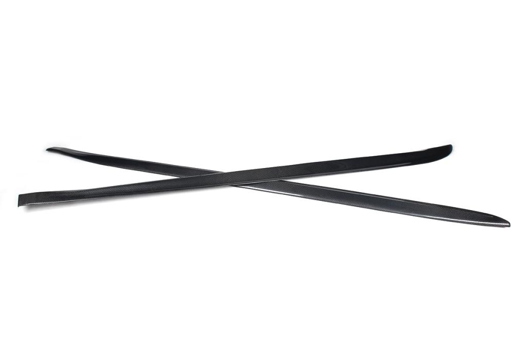 X view of the Performance Style Carbon Fiber Side Skirts for BMW F32