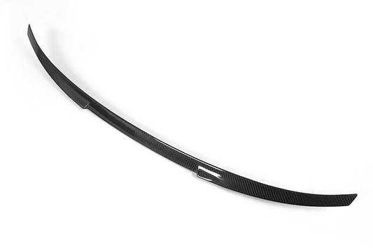Angled View of the Performance Style Carbon Fiber Trunk Spoiler for BMW F32 (2014-2020)