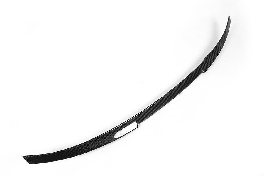 Side View of the Performance Style Carbon Fiber Trunk Spoiler for BMW F32 (2014-2020)
