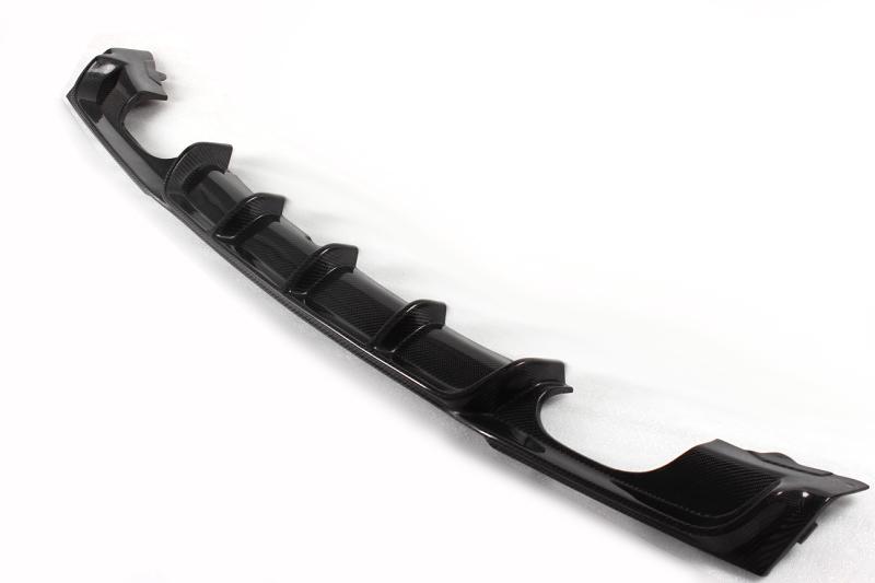 Side View of the Premium Carbon Fiber Diffuser for BMW F30