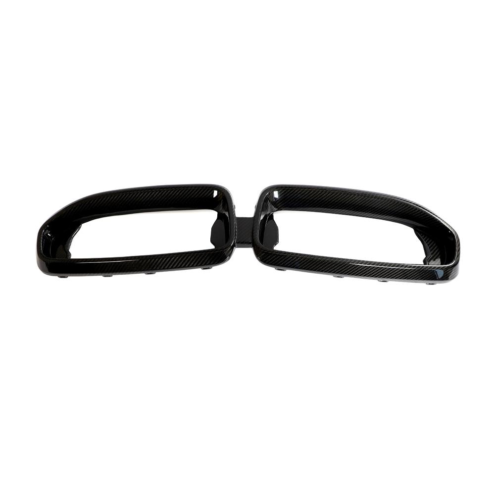 Top view on the SQ Style Dry Carbon Fiber Grille Surround Trim for BMW 2 Series G42 (2022+)