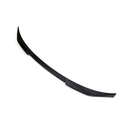 Side View of the Signature Style Carbon Fiber Trunk Spoiler for BMW G20 & G80