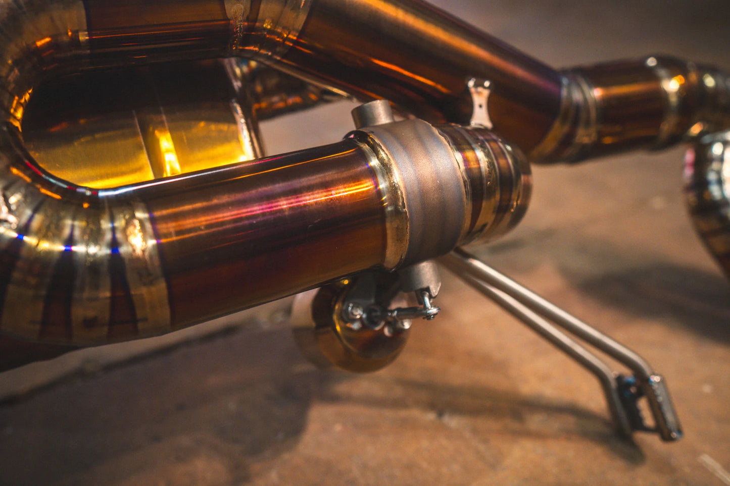 Welding on the Valvetronic Audi R8 True F1 / Valved Exhaust System