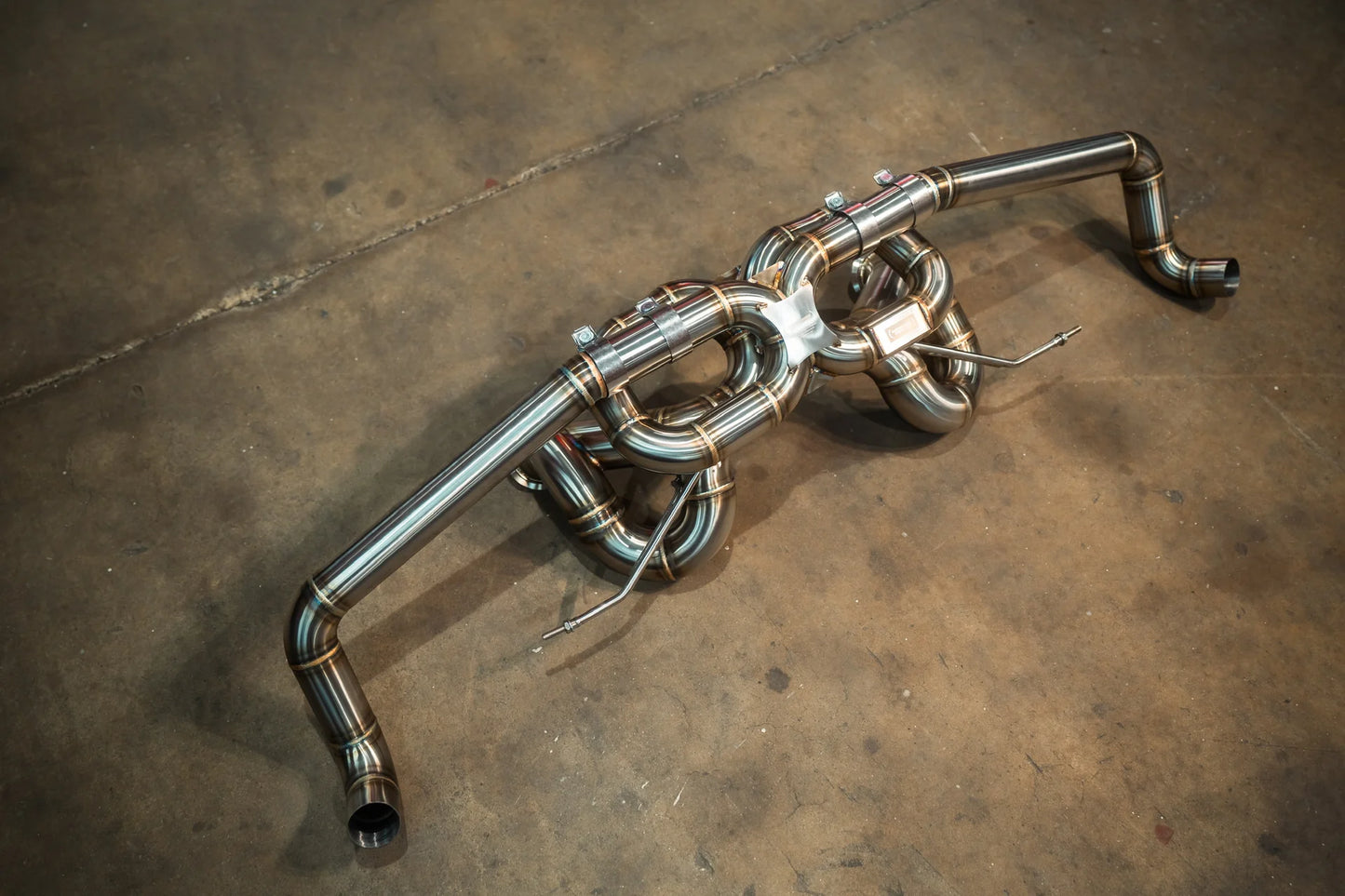 Angled view of the Valvetronic Audi R8 True F1 / Valved Exhaust System