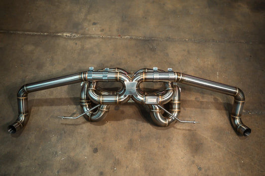 Bottom of the Valvetronic Audi R8 True F1 / Valved Exhaust System