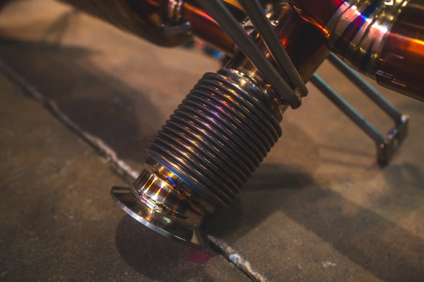 Closeup on the Valvetronic Audi R8 True F1 / Valved Exhaust System