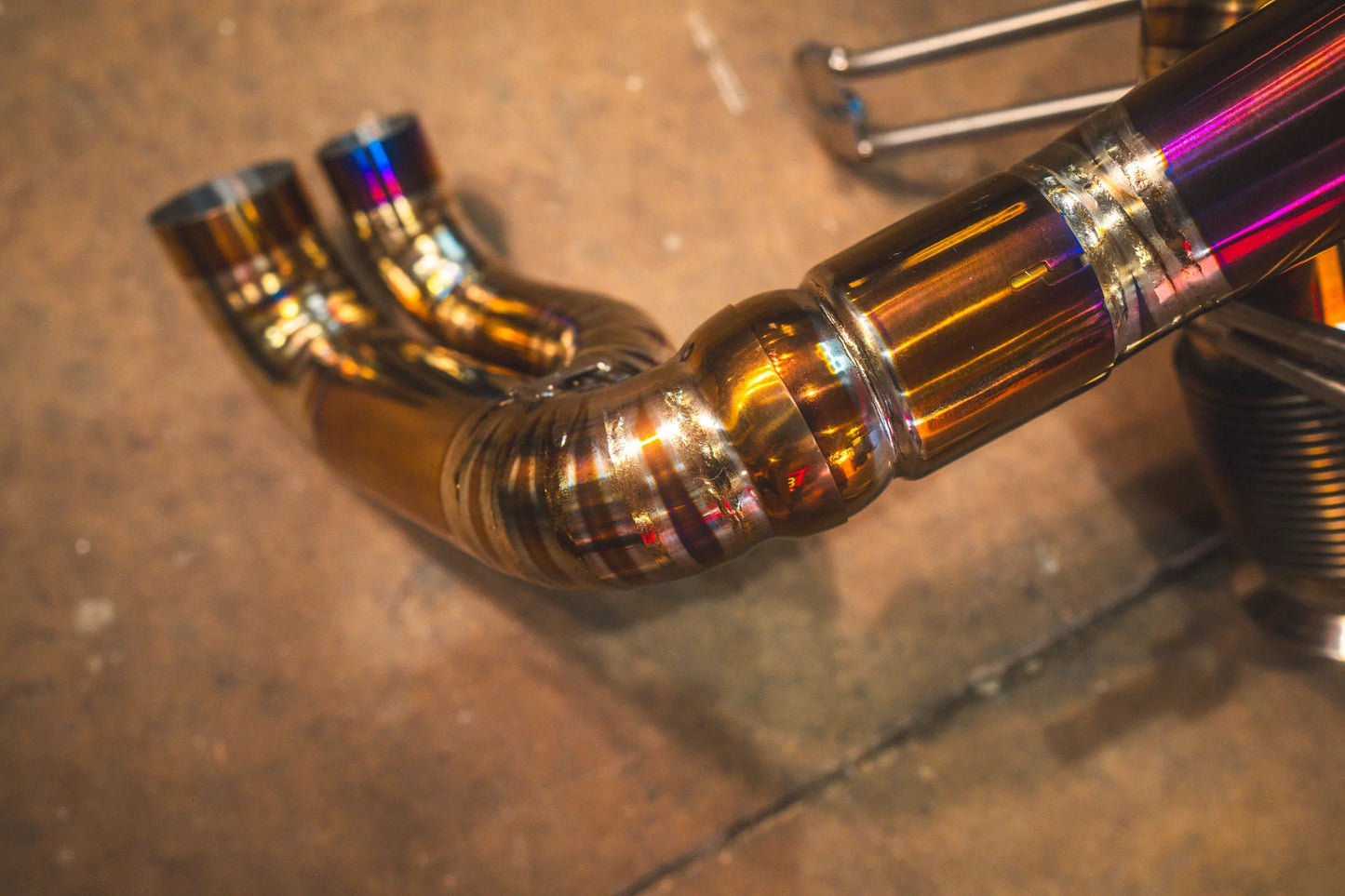Closeup of the Valvetronic Audi R8 True F1 / Valved Exhaust System