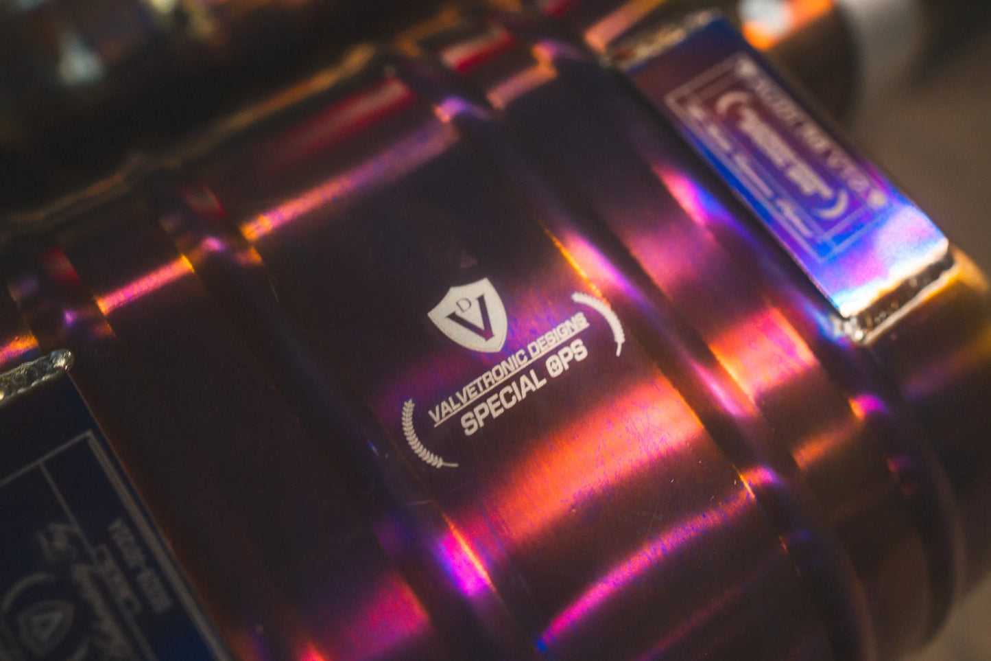 Logo on the Valvetronic Audi R8 True F1 / Valved Exhaust System