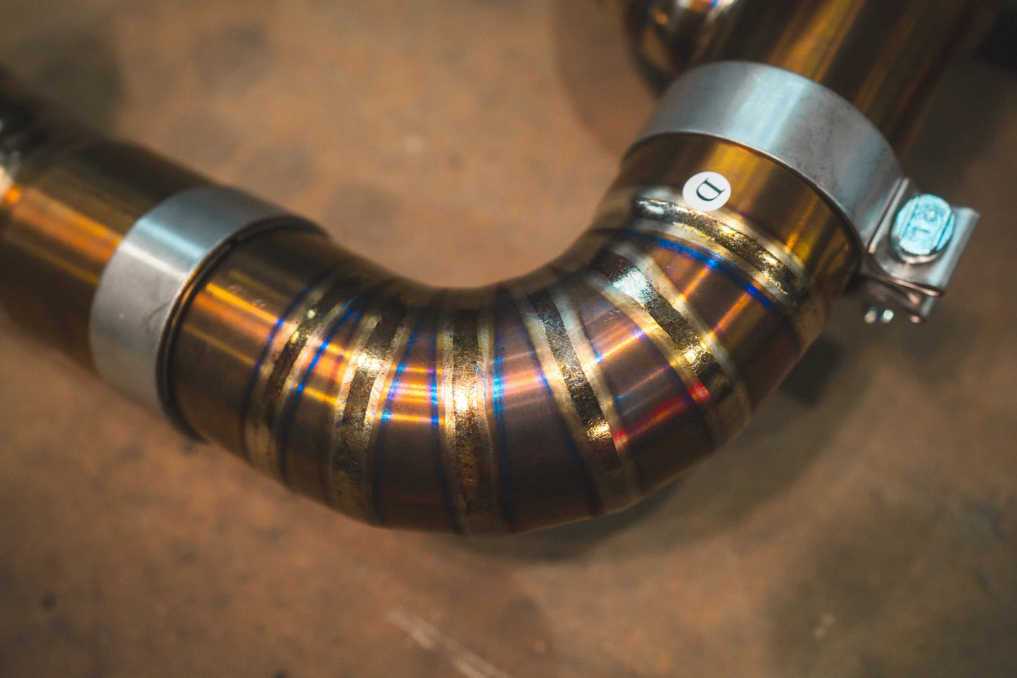 Welding on the Valvetronic Audi R8 True F1 / Valved Exhaust System