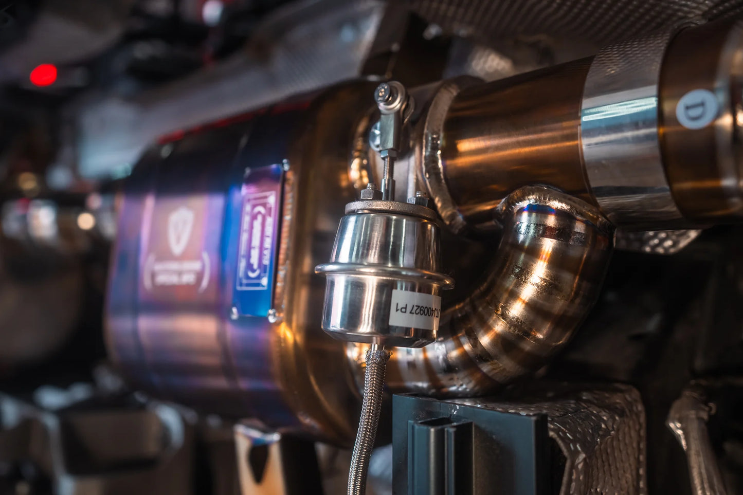 Zoomed out logo of the Valvetronic Audi R8 True F1 / Valved Exhaust System