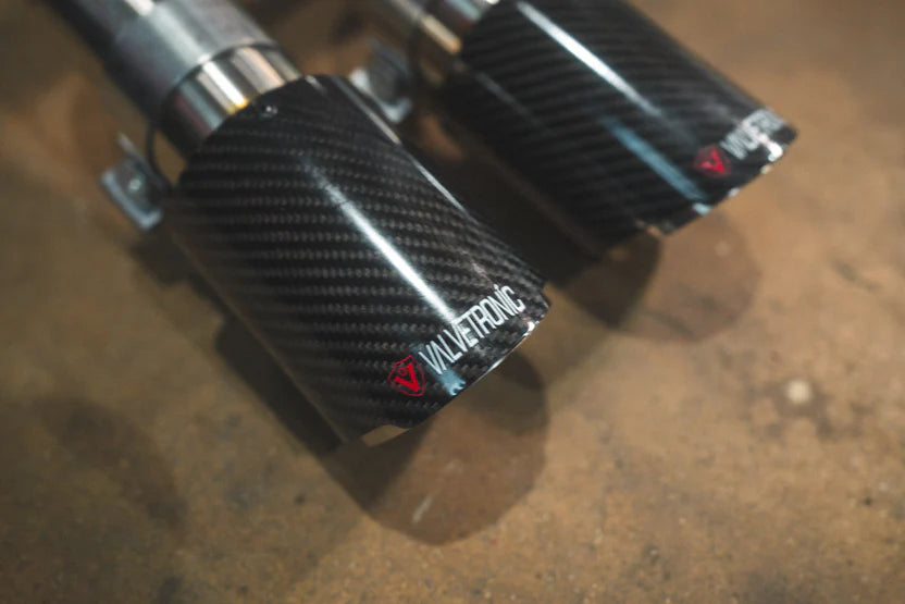 Carbon Fiber Tips for the Valvetronic BMW G30 530i / 540i Valved Sport Exhaust System