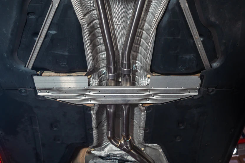 Valvetronic BMW G30 530i / 540i Valved Sport Exhaust system Installed view