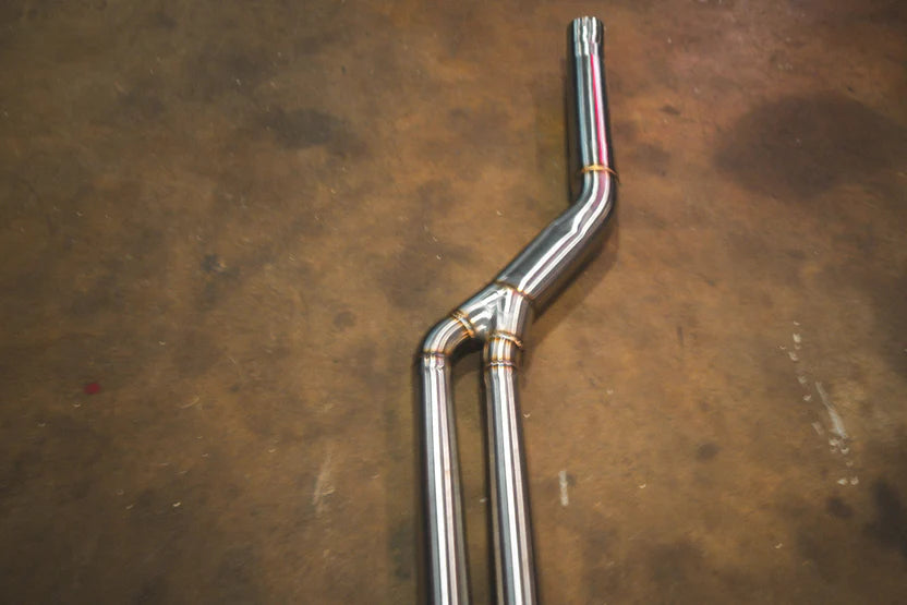 Y Pipe on the Valvetronic BMW G30 530i / 540i Valved Sport Exhaust System