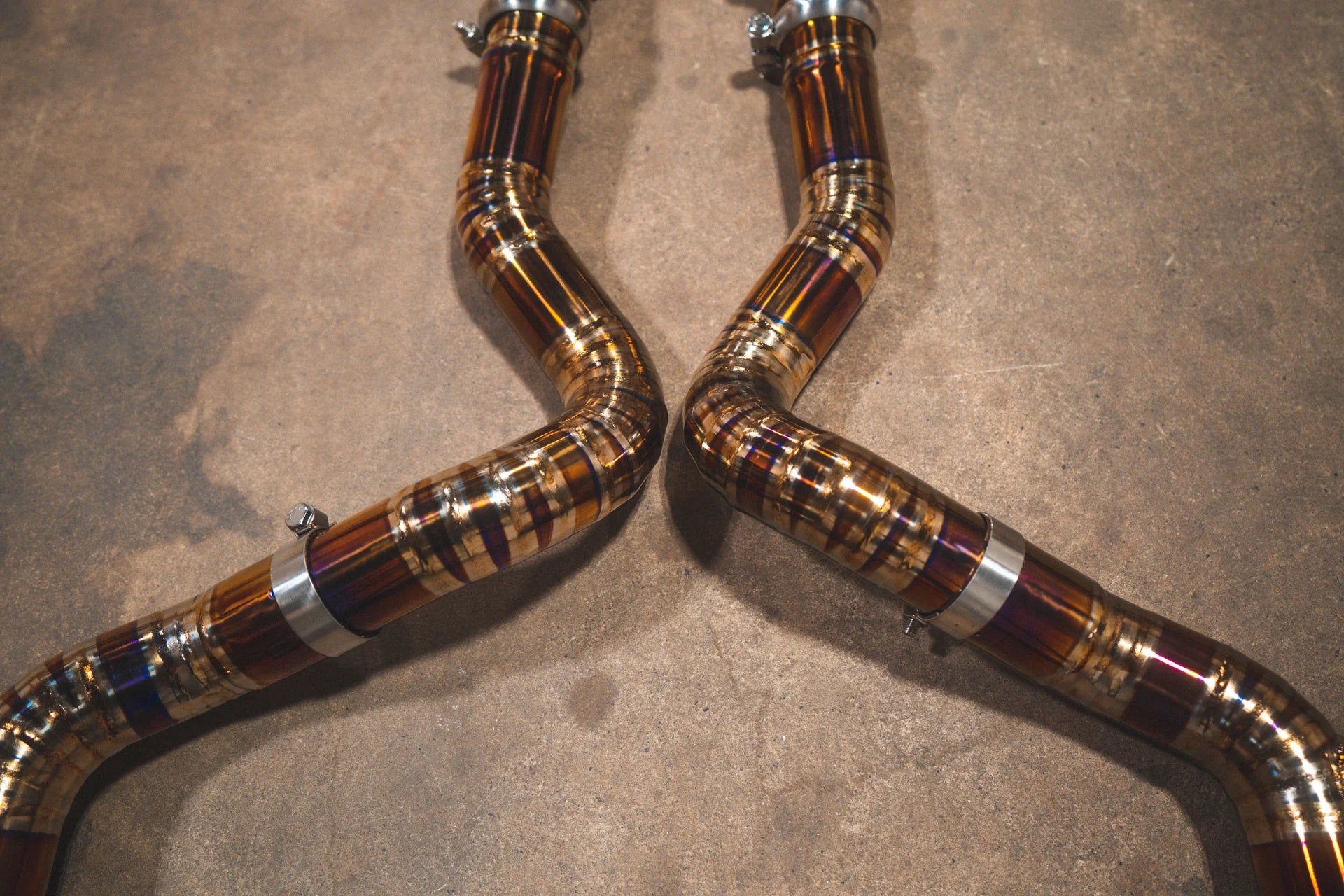 Middle of the Valvetronic Designs Mercedes W205 C63 / C63S Valved Sport Exhaust System