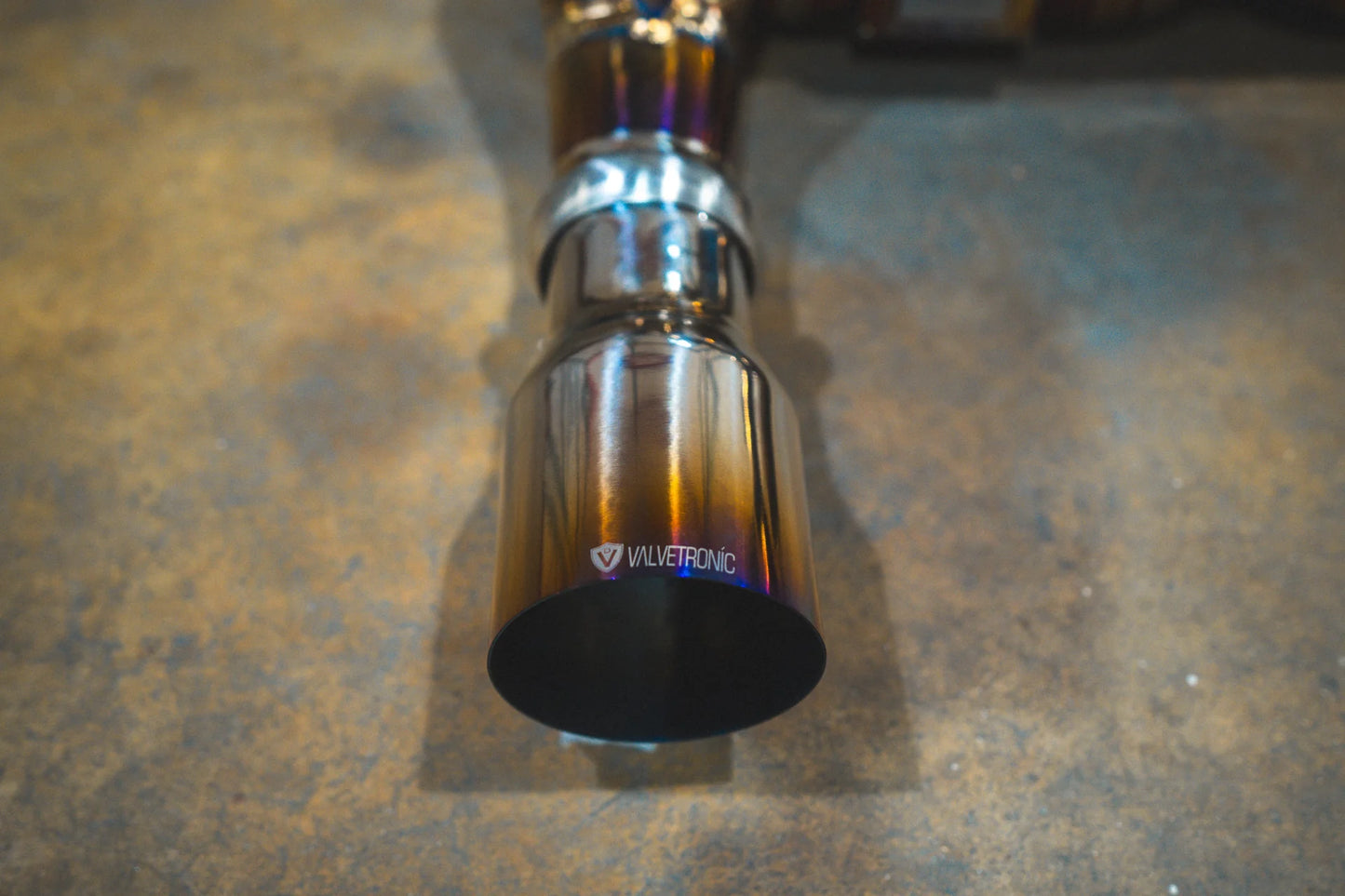Closeup of the tips for the Valvetronic Mclaren 720S Valved Sport Exhaust System