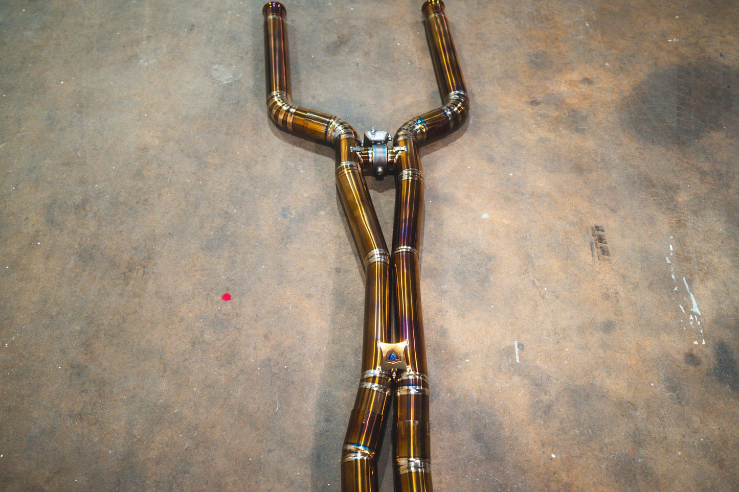 Back end of the Valvetronic Mercedes W213 E63 AMG / AMGs Valved Sport Exhaust System