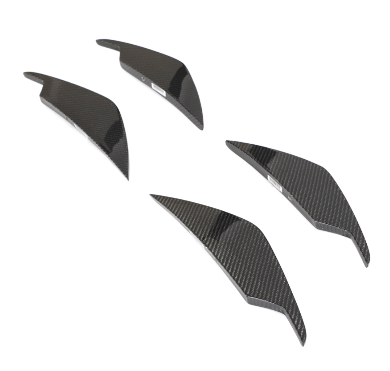 AC Style Carbon Fiber Front Bumper Canards for BMW G80/G82 (2021+)