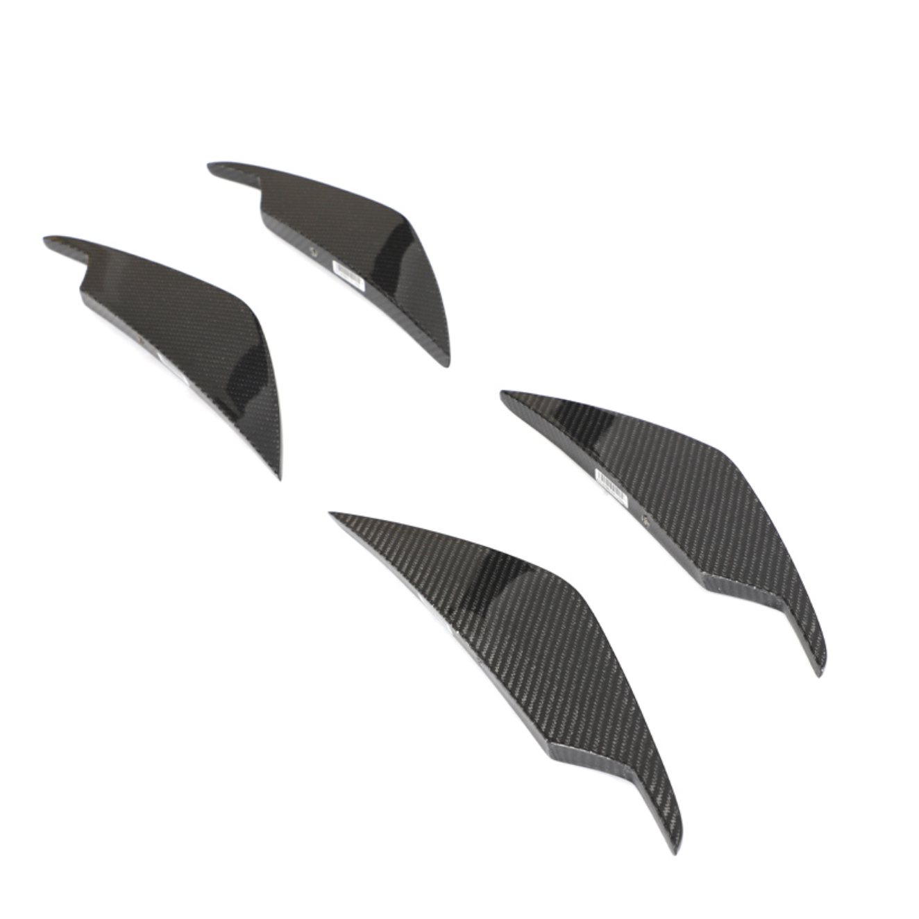 AC Style Carbon Fiber Front Bumper Canards for BMW G80/G82 (2021+)
