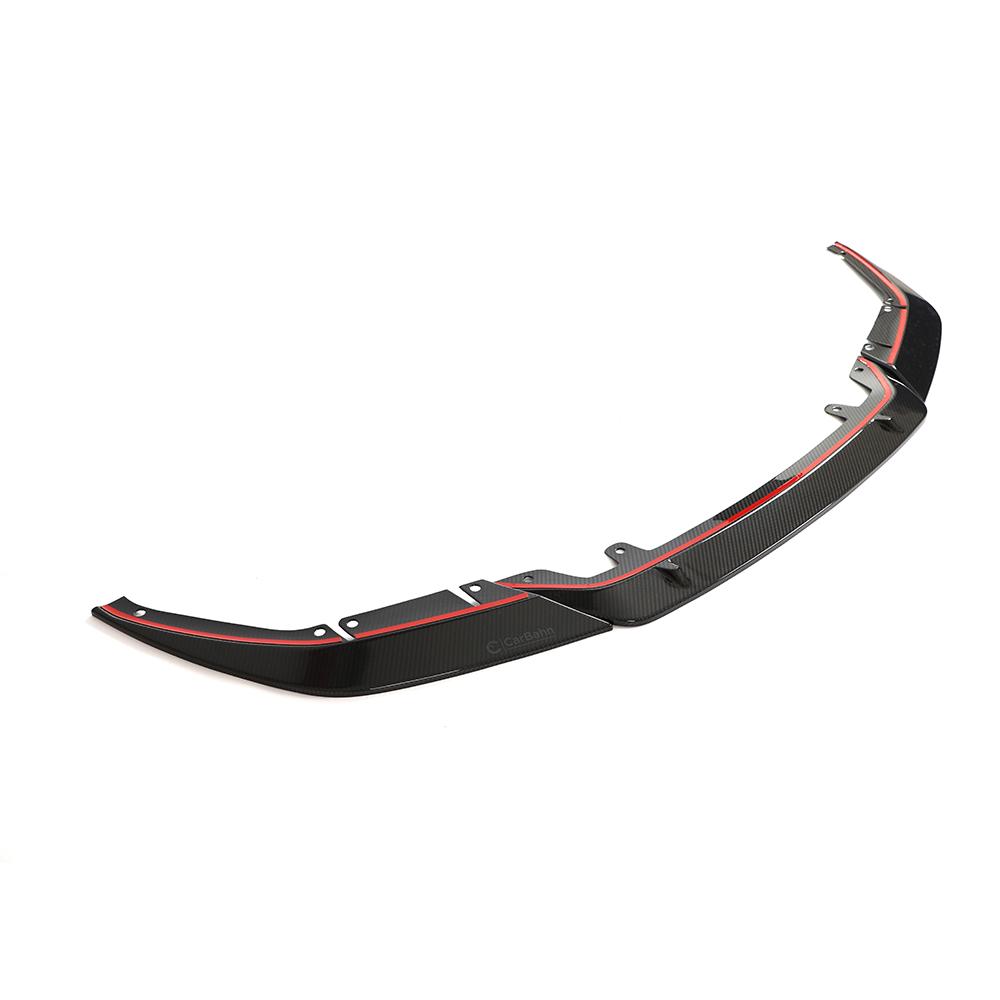 3 Piece ST Style Dry Carbon Fiber Front Lip for BMW M5 F90 LCI (2021-2023)