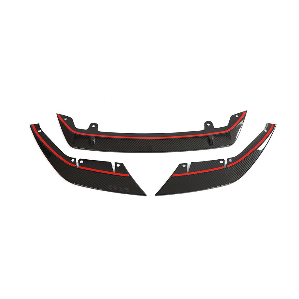 3 Piece ST Style Dry Carbon Fiber Front Lip for BMW M5 F90 LCI (2021-2023)