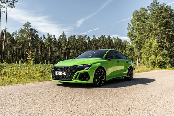 Audi RS3 8Y (2022+) in green. | Insignist Motorsports 