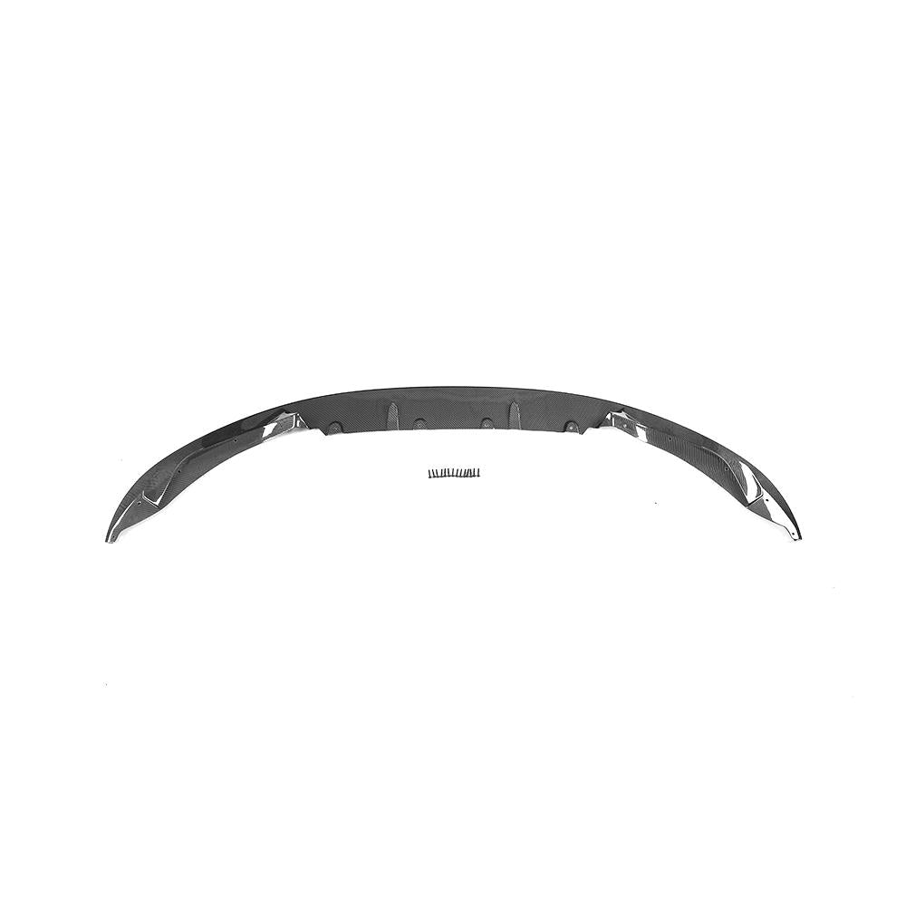 Top View of the 3D Style Carbon Fiber Front Lip BMW F82