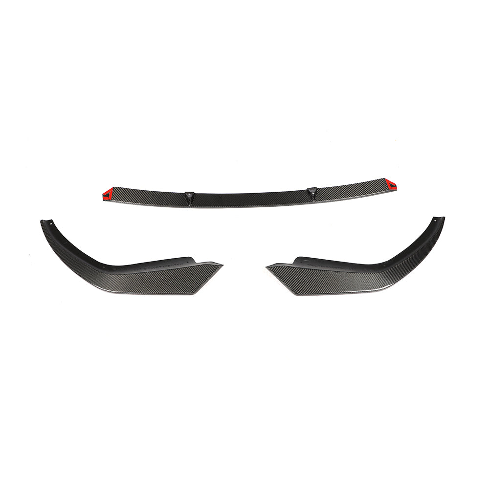 3 Piece Premium Carbon Fiber Front Lip for BMW G20