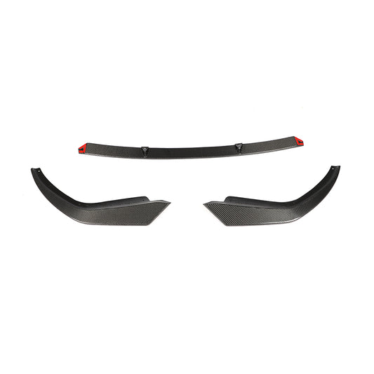 3 Piece Premium Carbon Fiber Front Lip for BMW G20