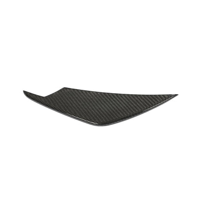 Closeup of the AC Style Dry Carbon Fiber Front Bumper Canards for BMW G80/G82 