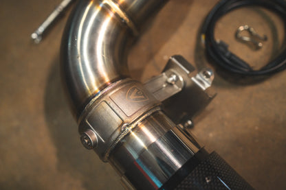 Joint Detail of BMW F30 F22 F36 F32 Valved Sport Exhaust Axleback