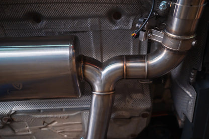 BMW F30 F22 F36 F32 Valved Sport Exhaust Installed 
