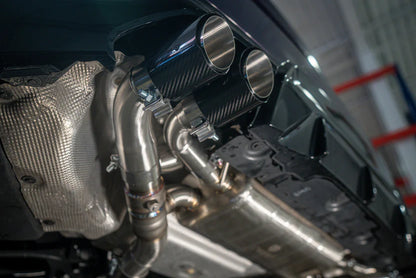 BMW M240i G42 Valved Sport Exhaust System  Undercarriage Carbon Tips