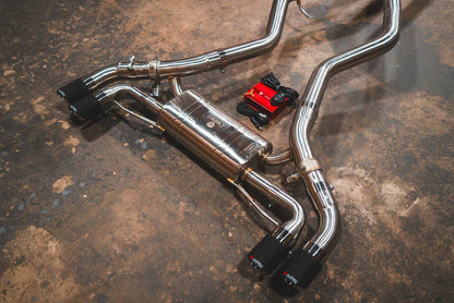 BMW M240i G42 Valved Sport Exhaust System Side View