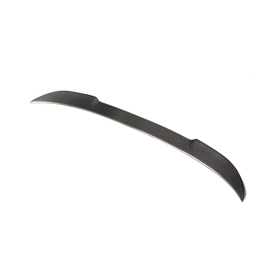 Angled View of the CS Style Carbon Fiber Trunk Spoiler for BMW F30 and F80