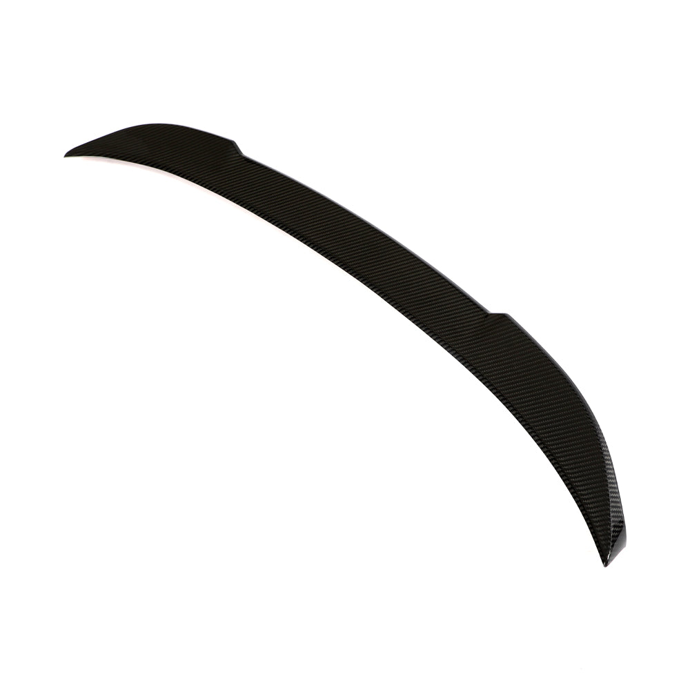 Side Angle of the CS Style Dry Carbon Fiber Trunk Spoiler for BMW G20 & G80