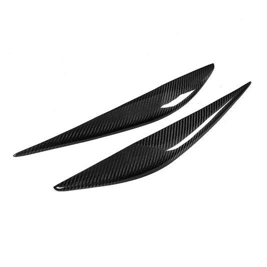 Side View of the Carbon Fiber Headlight Eyelids for BMW F30 & BMW F80