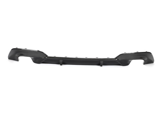 Carbon Fiber Rear Diffuser with Dual Exhaust Single Tip for BMW G20