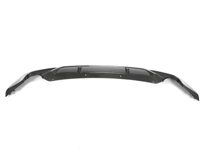 Back of the Carbon Fiber Rear Diffuser with Dual Exhaust Single Tip for BMW G20
