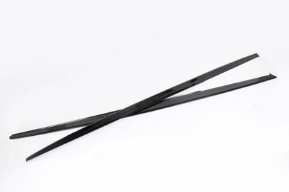Distinct View of the Carbon Fiber Side Skirts for BMW F30