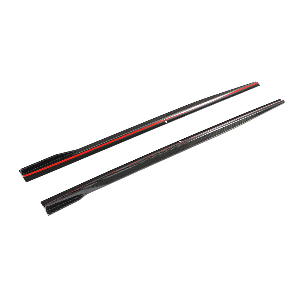 Overview of the Carbon Fiber Side Skirts for BMW G20