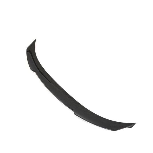 Side profile of carbon fiber trunk spoiler for BMW G87 and G42 coupe
