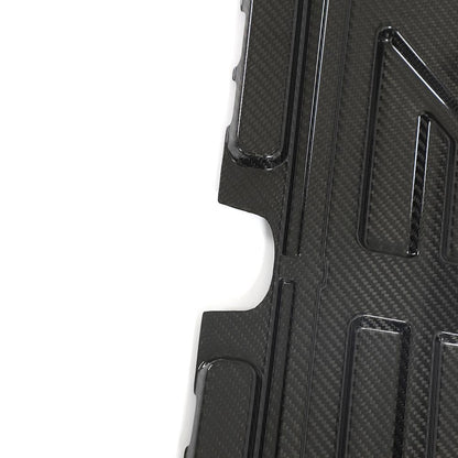 Closeup of the Dry Carbon Fiber Cooling Shroud for BMW G80/G82