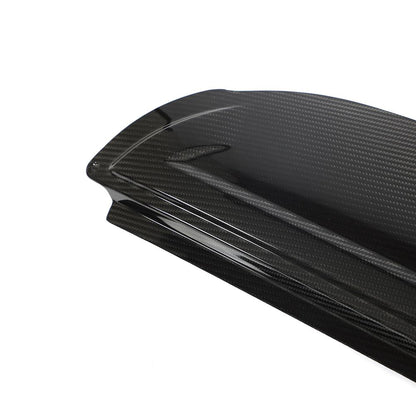 Corner of the Dry Carbon Fiber Cowl Cover Panels for BMW G80/G82