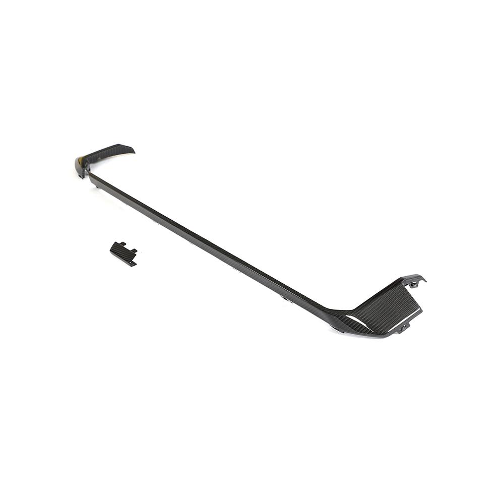Angled View of the Dry Carbon Fiber Replacement Rear Diffuser for BMW G80/G82