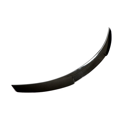 Side View of the Exclusive Dry Carbon Fiber Trunk Spoiler for BMW G20 & G80