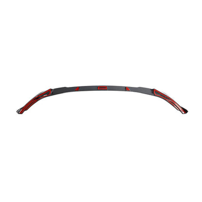 Top View of the Exclusive Style Carbon Fiber Front Lip for BMW G20 LCI