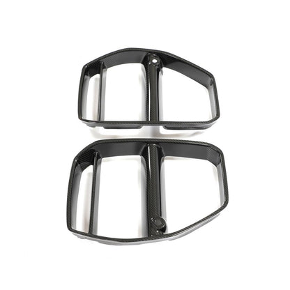 Side View of the GT3 Style Dry Carbon Fiber Front Kidney Grille for BMW G80/G82